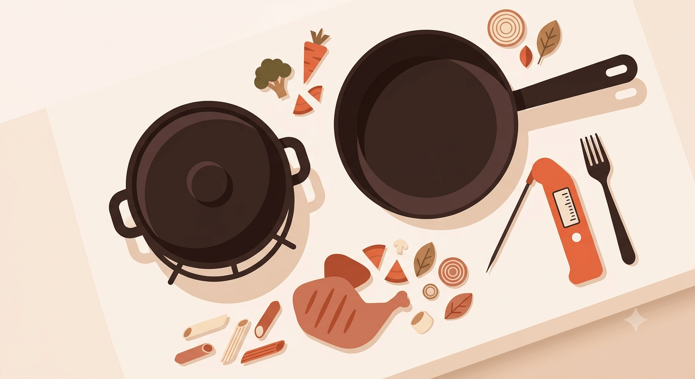 técnicas básicas de cocina termómetro y utensilios