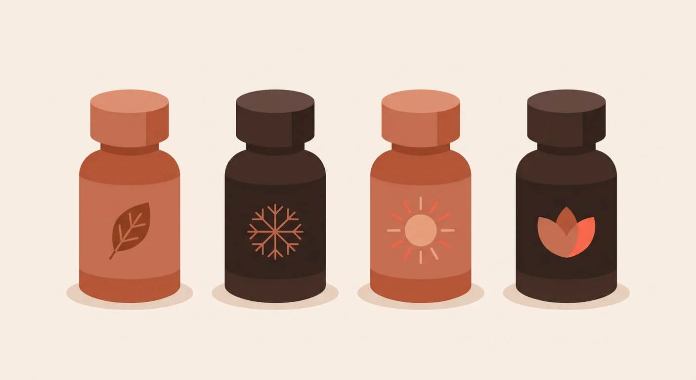 Ilustracion-de-cuatro-frascos-de-skincare-representando-el-cuidado-de-la-piel-en-cada-estacion-del-ano