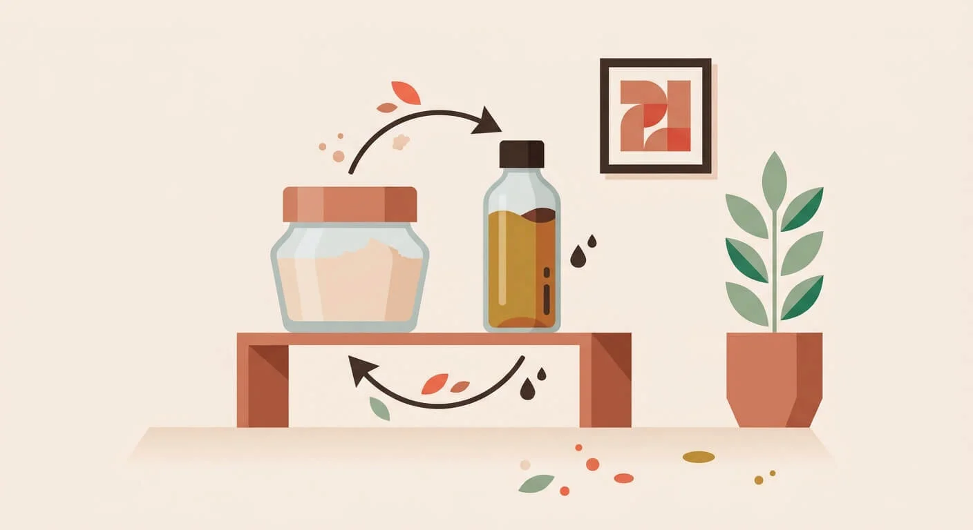 Ilustracion-de-dos-frascos-de-ingredientes-conectados-por-una-flecha-sustitutos-de-ingredientes-en-la-cocina